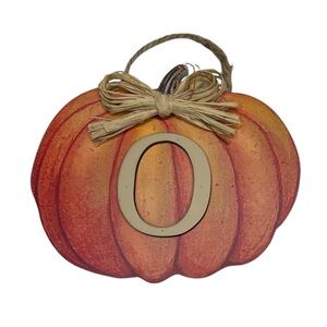 Ashland O Monogram Pumpkin Wall Decor